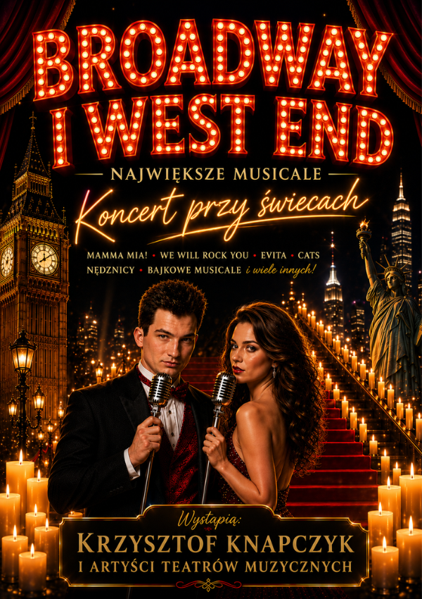 Broadway i West End przy świecach - Mistrzowie Musicalu Białystok