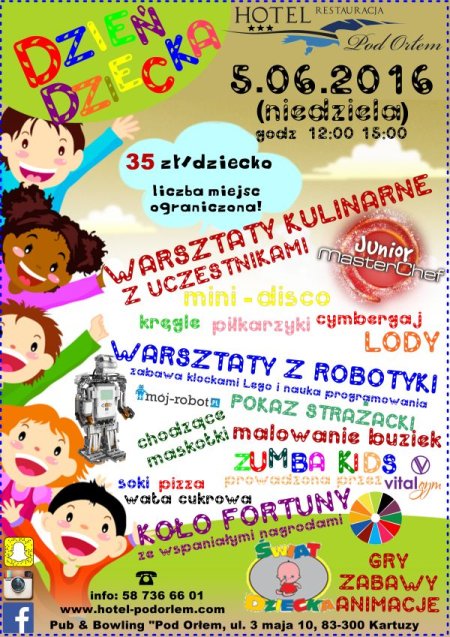 Dzień Dziecka – Nauka, zabawa i mnóstwo radości! - dla dzieci