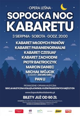 Sopocka Noc Kabaretu - Bilety na kabaret