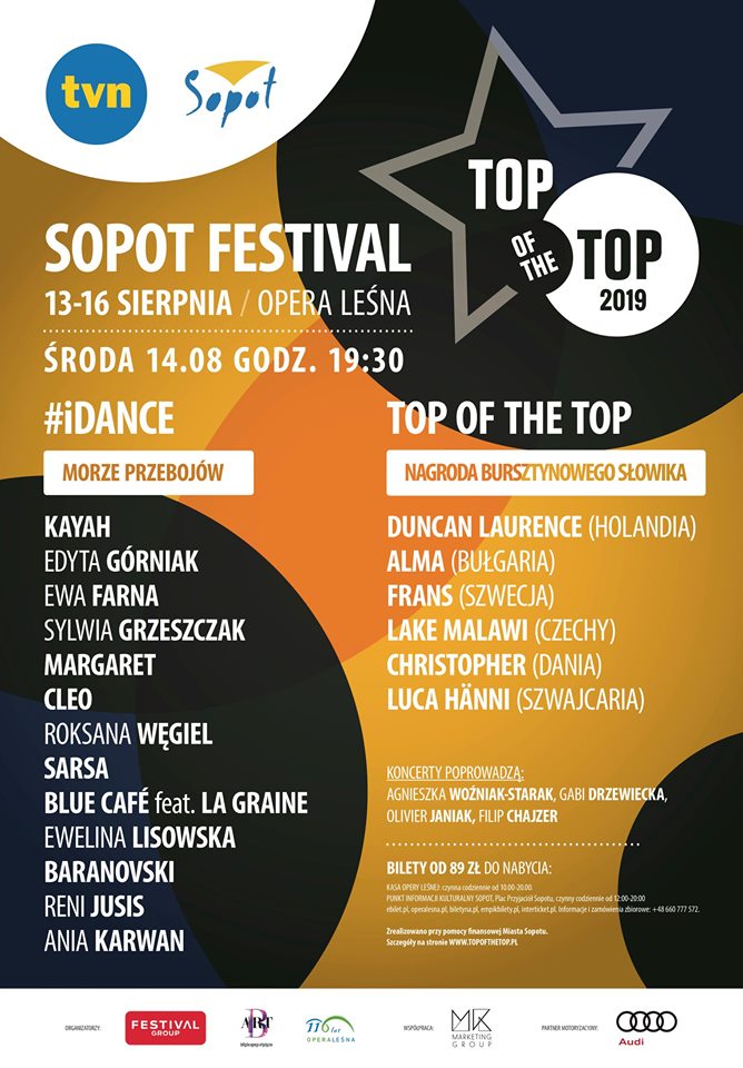 TOP of the TOP Sopot Festival dzień 2 Bilety Online, Opis, Recenzje