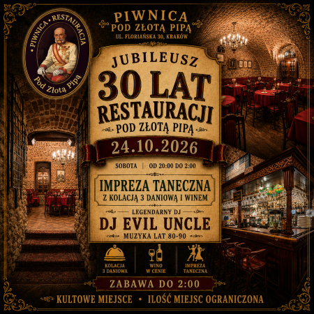 30 Lat Smaku i Dźwięku - Urodzinowa Noc w Stylu Retro - koncert