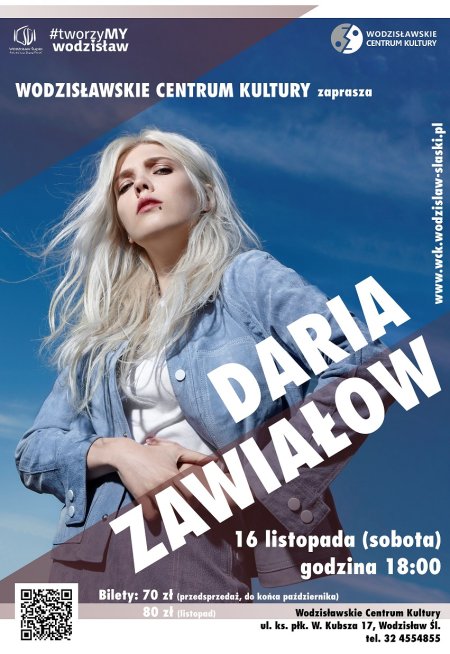 Daria Zawiałow - koncert w WCK - koncert