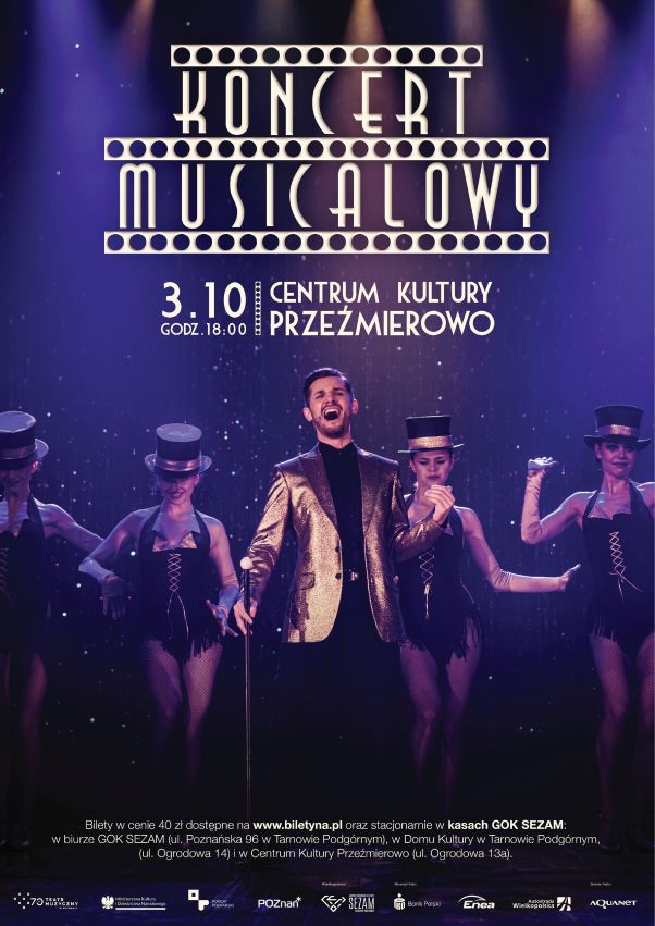 "Koncert musicalowy" artystów Teatru Muzycznego z Poznania Przeźmierowo