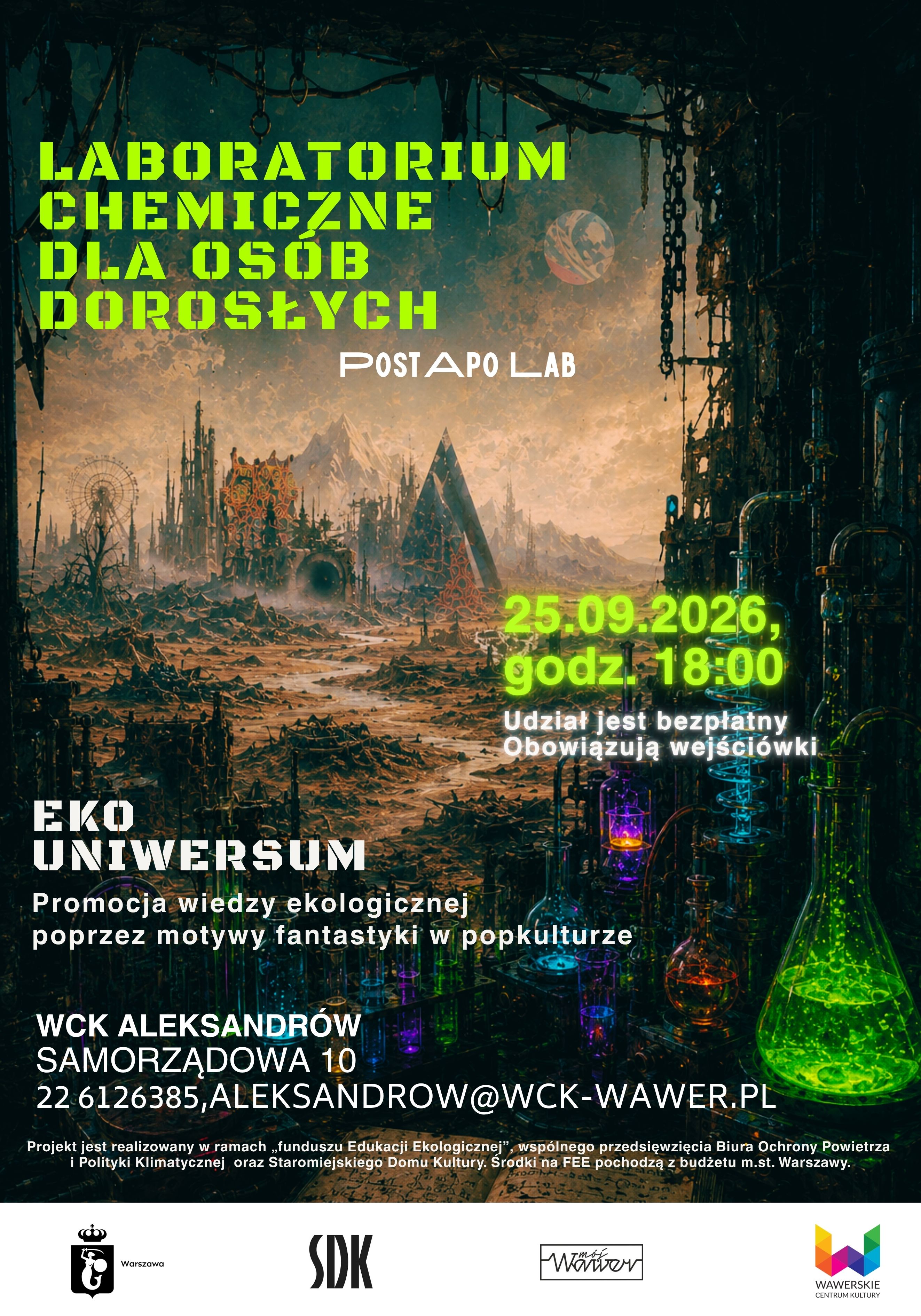 Laboratorium chemiczne dla osób dorosłych
