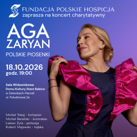 Aga Zaryan dla Polskich Hospicjów - koncert