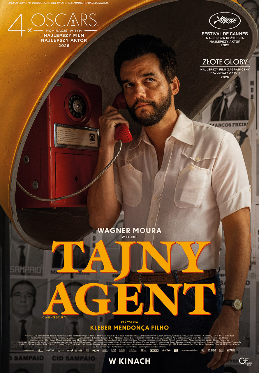 DKF Kinocentrycy: TAJNY AGENT, reż. Kleber Mendonça Filho// prowadzi Adriana Prodeus Góra Kalwaria
