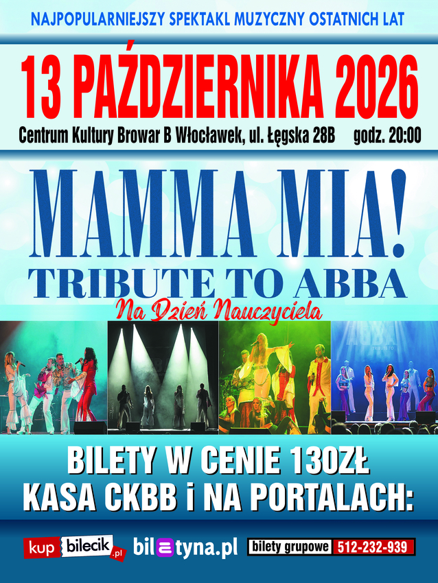 Mamma Mia z okazji Dnia Nauczyciela Włocławek
