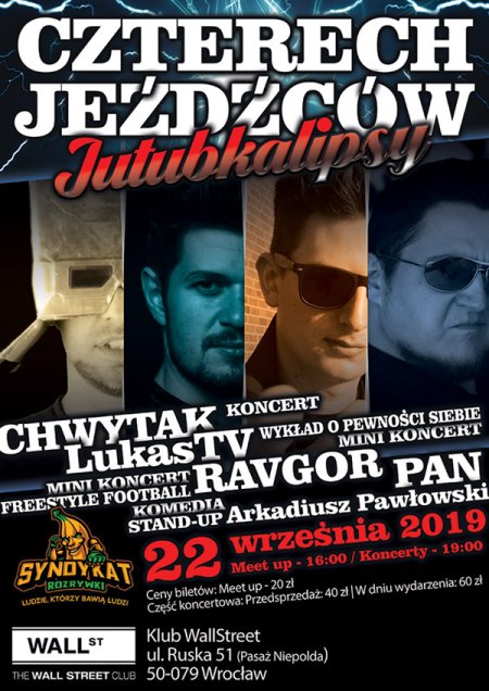 Czterech Jeźdźców Jutubkalipsy - koncert