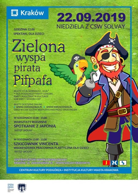 Spektakl teatralny dla dzieci "Zielona wyspa pirata Pifpafa" - spektakl