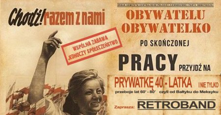 Prywatka 40-latka z zespołem Retroband - koncert