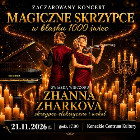 Magiczne skrzypce w blasku 1000 świec! - koncert