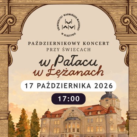 Październikowy koncert przy Świecach w Pałacu w Łężanach - koncert