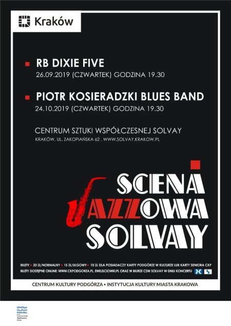 Scena Jazzowa Solvay - "Piotr Kosieradzki Blues Band" koncert - koncert