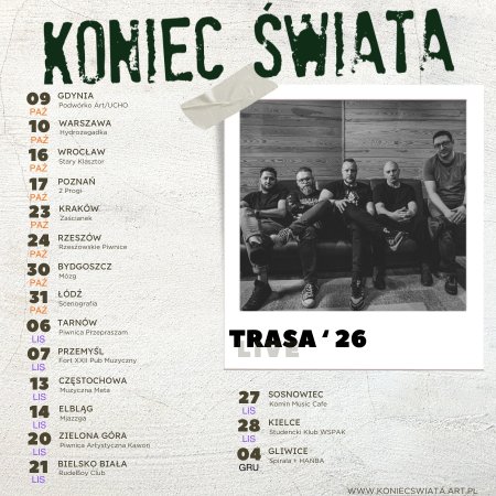 Koniec Świata - Trasa '26 - koncert