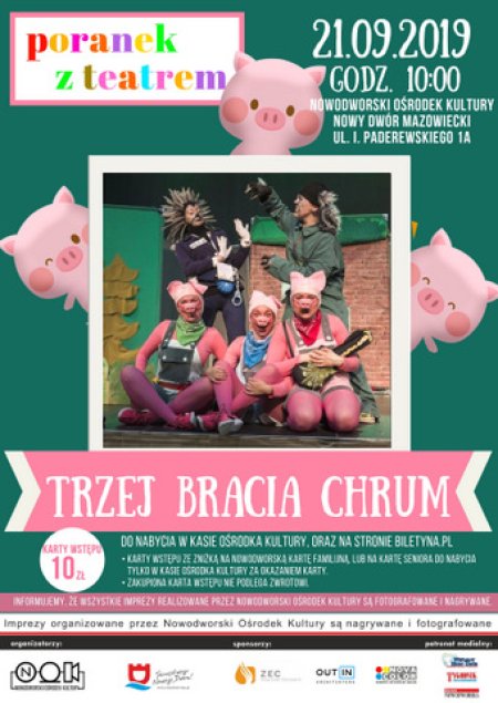 Poranek z Teatrem "Trzej bracia Chrum" - dla dzieci