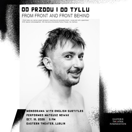 "Od przodu i od tyłu" monodram Mateusza Nowaka - spektakl
