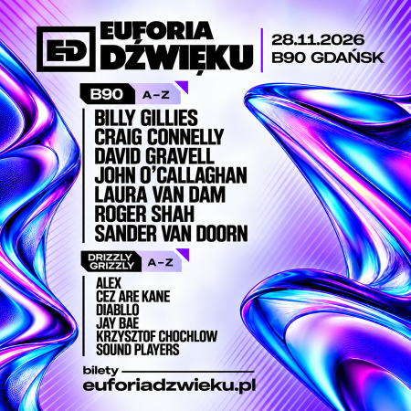 Euforia Dźwięku - 28.11.2026 - Gdańsk - imprezy klubowe