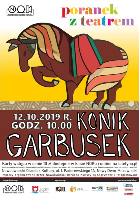 Poranek z Teatrem "Konik Garbusek" - dla dzieci