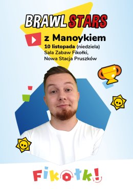 Brawl Stars z Manoykiem w Sali Zabaw Fikołki - dla dzieci