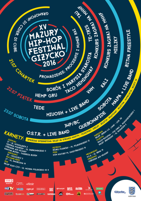 Mazury Hip Hop Festiwal Giżycko 2016 - koncert