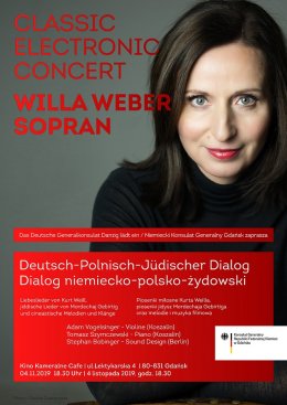 BILETY WYPRZEDANE - Willa Weber koncert - rezerwacje wyłącznie telefonicznie lub bilety@kinokameralnecafe.pl - koncert