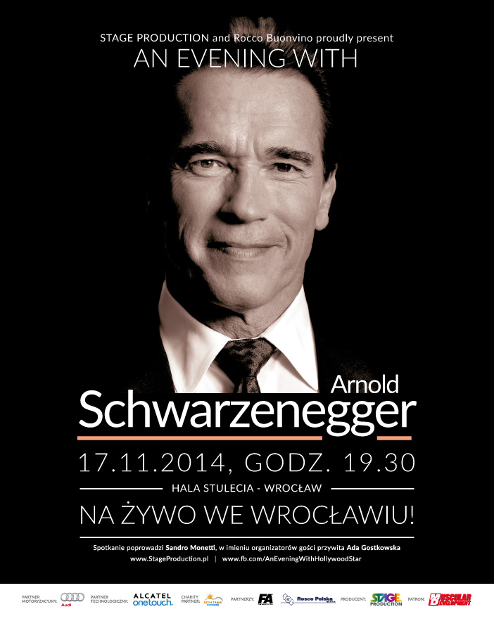 An Evening with Arnold Schwarzenegger Bilety Online, Opis, Recenzje