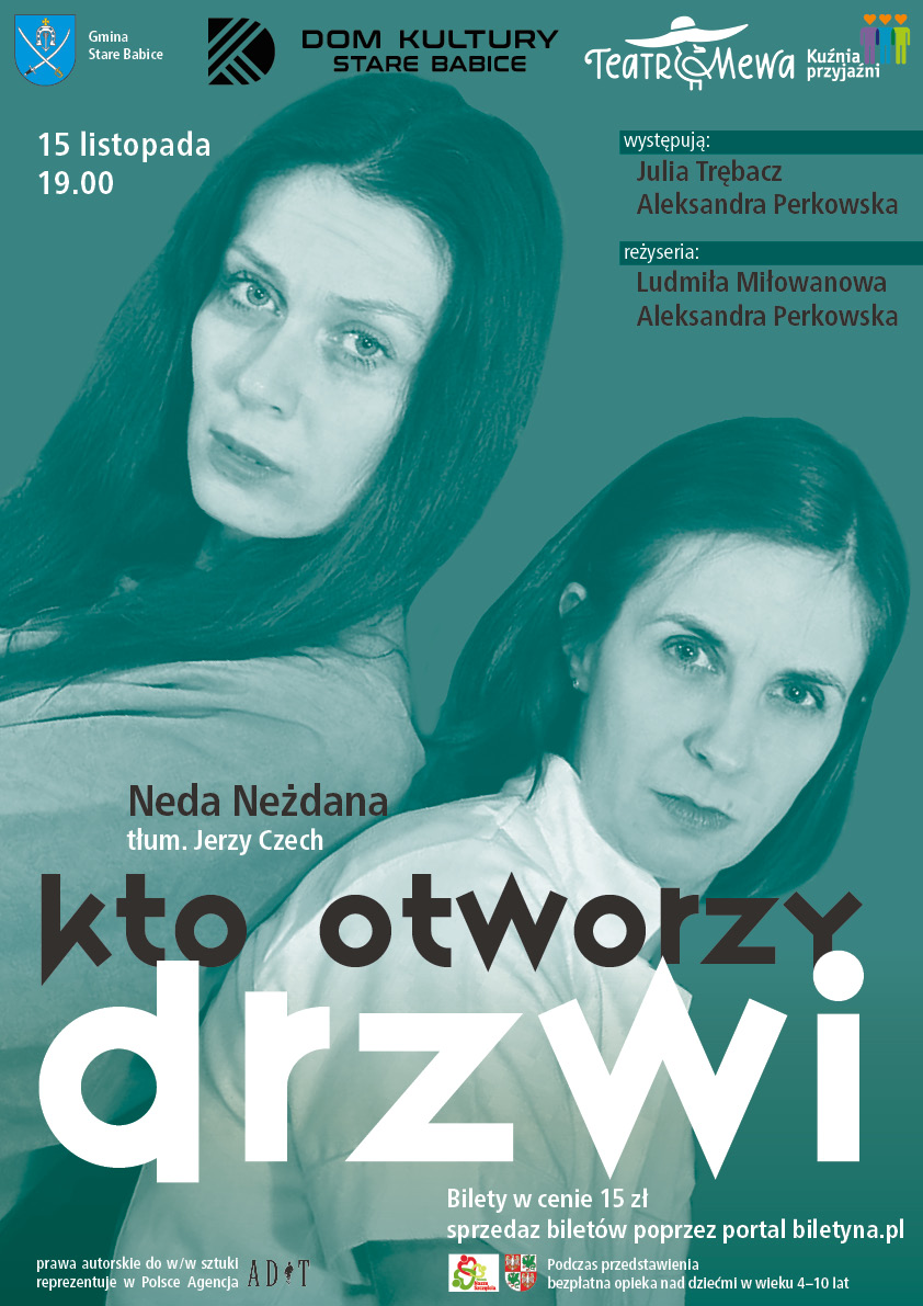 Supposed to point However Kto otworzy drzwi? | Bilety Online, Opis, Recenzje | 2022, 2023 -  biletyna.pl
