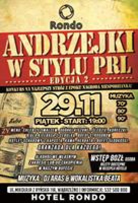 Andrzejki w stylu PRL Rondo Wąbrzeźno - koncert