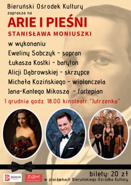Arie i pieśni Stanisława Moniuszki - Bilety na koncert