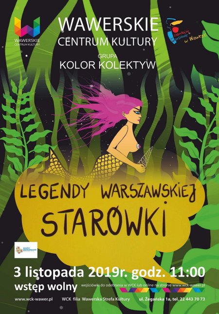Legendy Warszawskiej Starówki - spektakl multimedialny dla dzieci - dla dzieci