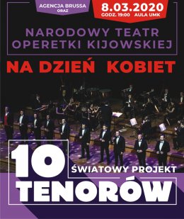 10 tenorów na Dzień Kobiet - Bilety na koncert