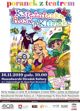 Poranek z Teatrem „Księżniczka Rosa i Klimek” - dla dzieci