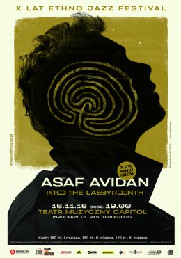 X lat Ethno Jazz Festival ASAF AVIDAN - Into The Labyrinth Solo Tour - koncert