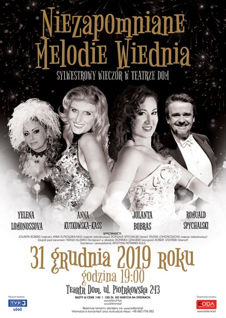 Koncert Sylwestrowy - Niezapomniane Melodie Wiednia - koncert