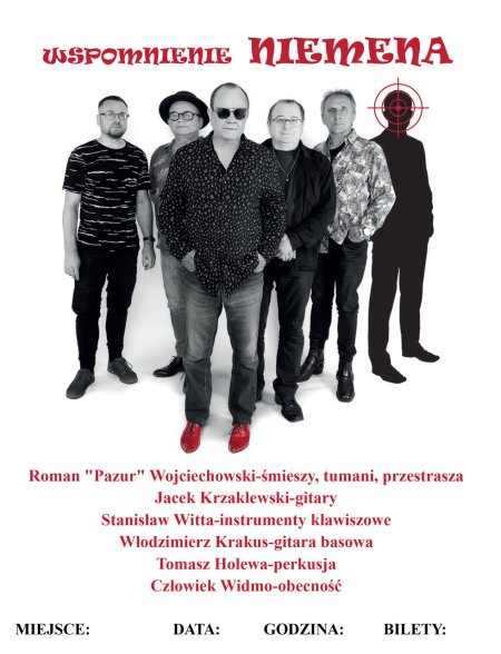 "Wspomnienie" Czesława Niemena - Roman "Pazur" Wojciechowski & band - koncert