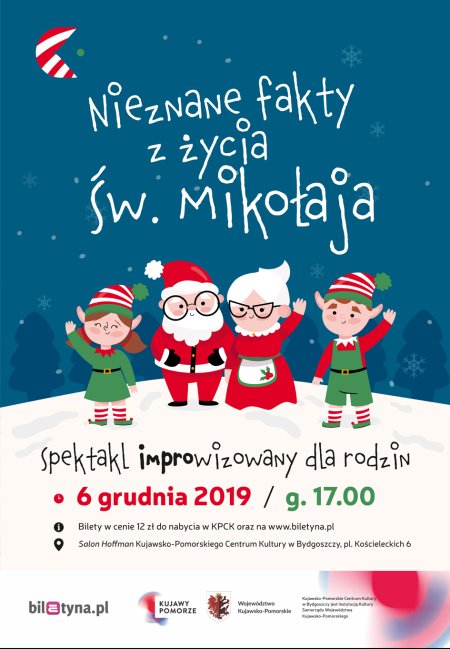 Nieznane fakty z życia Św. Mikołaja - spektakl improwizowany dla rodzin - spektakl