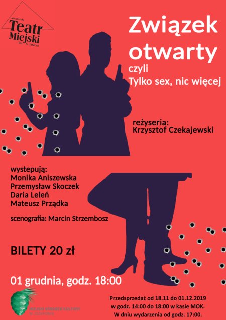 Związek otwarty- spektakl ATM im. S. Jaracza w Otwocku - spektakl