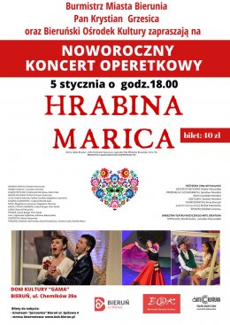Noworoczny Koncert Operetkowy - Hrabina Marica - koncert