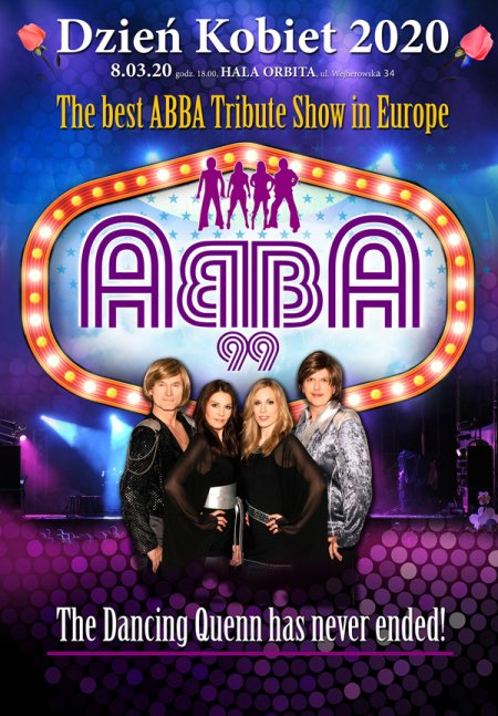 Dzień Kobiet 2020: ABBA 99 - The best ABBA Tribute Show in Europe - koncert