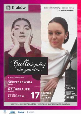 "Callas jakiej nie znacie..." - koncert - koncert