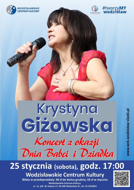 Krystyna Giżowska w WCK - koncert