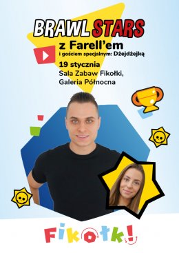 Brawl Stars z Farellem i Dżejdżejką w Sali Zabaw Fikołki - dla dzieci