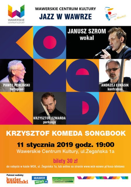 Jazz w Wawrze. Krzysztof Komeda Songbook - koncert