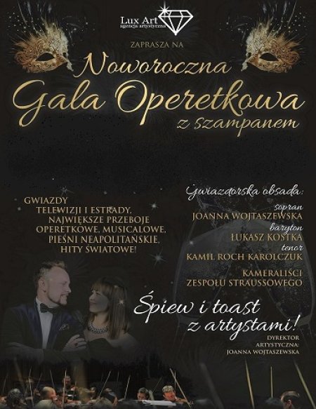 NOWOROCZNA GALA OPERETKOWA Z SZAMPANEM - koncert