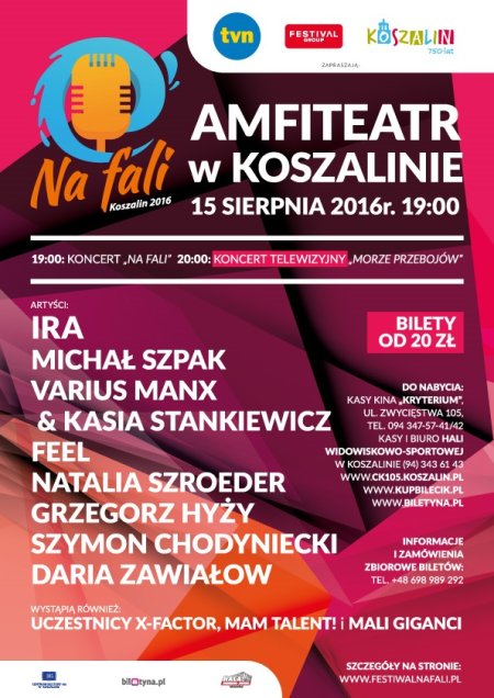 Festiwal Na Fali 2016 - koncert