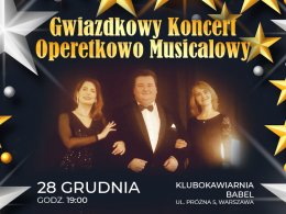 Gwiazdkowy Koncert Operetkowo Musicalowy - koncert