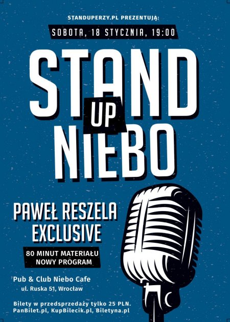 Stand-up Niebo: Paweł Reszela Exclusive - stand-up