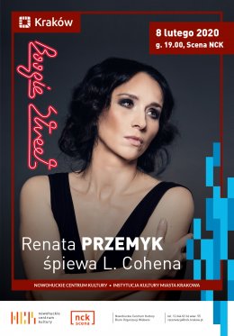 Boogie Street - Renata Przemyk śpiewa Cohena - Bilety na koncert