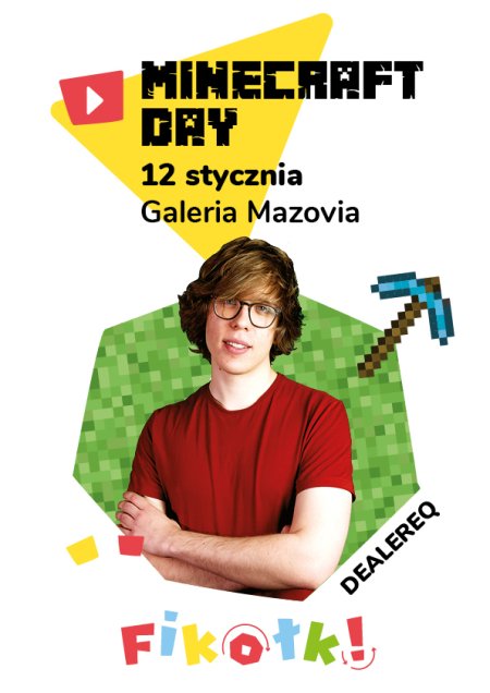 Minecraft Day z youtuberem - DEALERQ’iem - dla dzieci