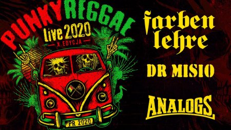 Punky Reggae live 2020: Farben Lehre, Analogs, Dr Misio - koncert